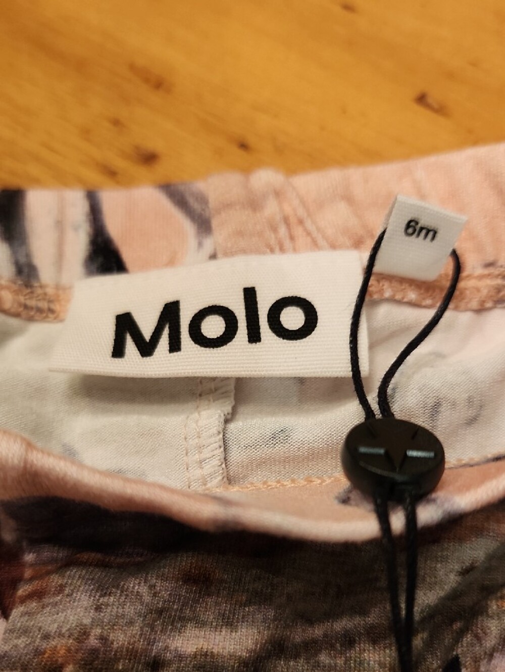 Molo Stephanie Wild Horses Horse Print Leggings in Pink and Brown Tones NWT - Picture 5 of 6